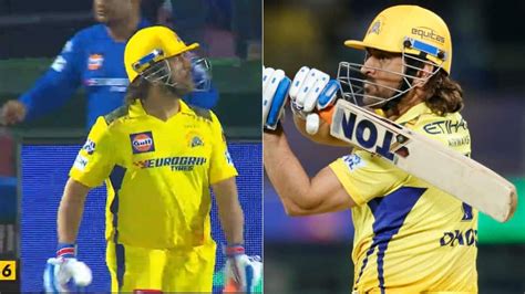 Watch Crowd Goes Crazy As Ms Dhoni Plays Stellar Knock In Dc Vs Csk