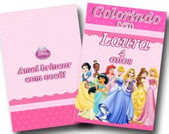 Revista De Colorir Princesas 14x10 Elo7 Produtos Especiais