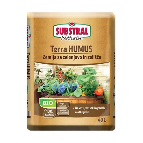 SUBSTRAL Naturen TERRA HUMUS zemlja za zelenjavo in zelišča 40 l