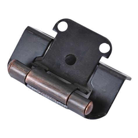 Hickory Hardware 170 Degree 12 In Overlay Semi Wrap Semi Concealed Vintage Bronze Cabinet Hinge