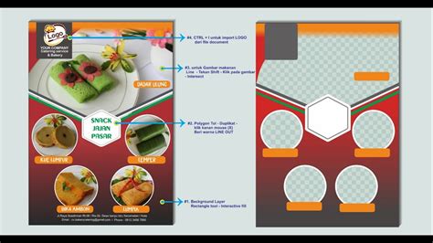 Membuat Template Makanan Coreldraw X Youtube