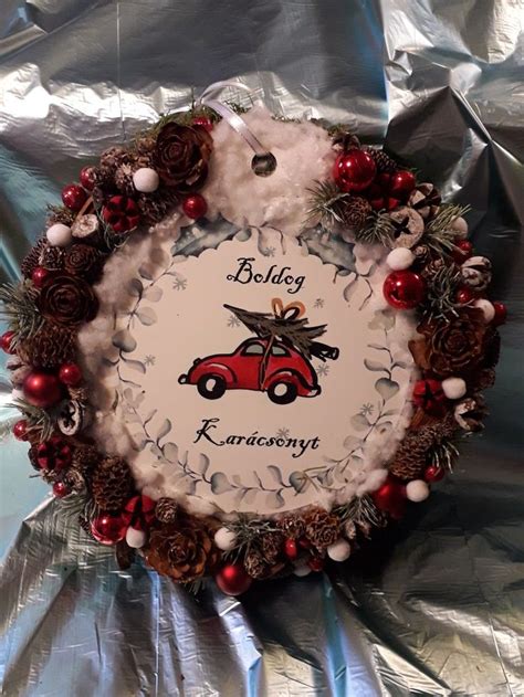 Pin By F L P T Nde Katalin On Ajt D Sz Christmas Wreaths Holiday