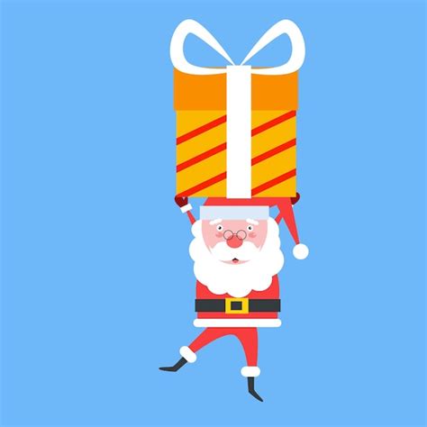 Personaje De Santa Claus Vector Premium