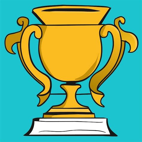 Premium Vector Gold Trophy Cup