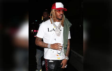 Rapper Future Leaves Hollywood Club Rocking Diamond Chain Amid Baby