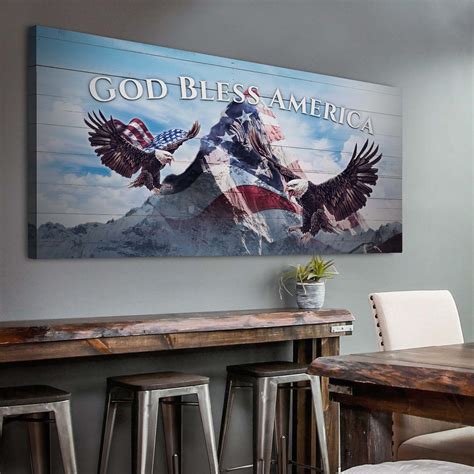 God Bless America Sign – Tailored Canvases