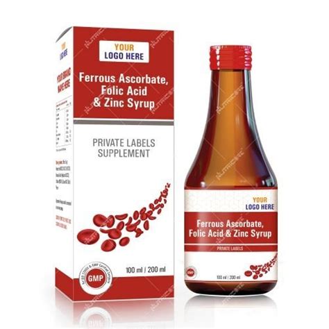 Ferrous Ascorbate Folic Acid And Zinc Syrup At Best Price In Surat