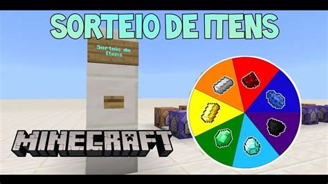 Como Fazer SISTEMA DE SORTEIO No Minecraft YouTube