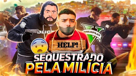 FUI SEQUESTR4DO PELÁ MILÍCIA no GTA RP LUQUET4 YouTube