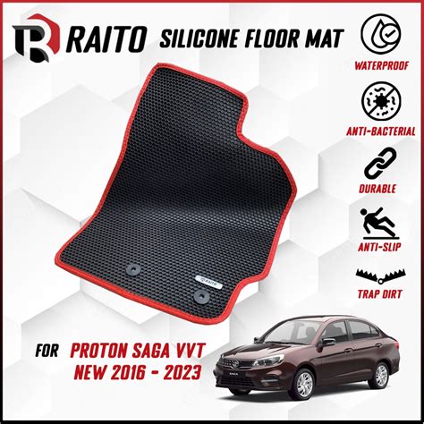 RAITO MAT Proton Saga New VVT 2016 Present Car Floor Mat Carpet