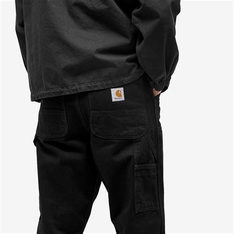 Carhartt WIP Denim Double Knee Pant Black Rinsed END