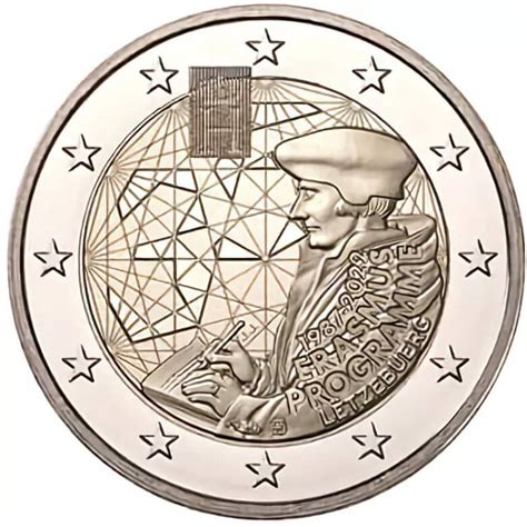 Luxemburg 2022 2 Euros Commémo UNC 2022 35 years of the ERASMUS