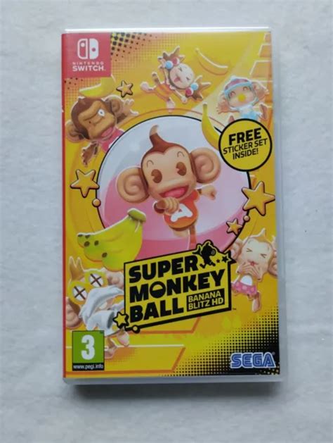 JEUX CONSOLE NINTENDO Switch Super Monkey Ball Banana Blitz HD EUR 19