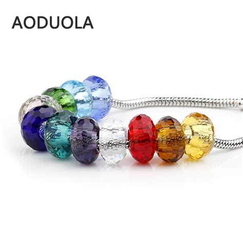 Aliexpress.com : Buy 10 Pcs Lot 12 Colors Faceted Murano Glass Beads ...