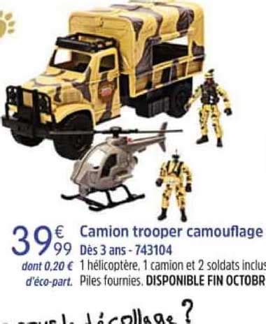 Promo Camion Trooper Camouflage Chez King Jouet Icatalogue Fr