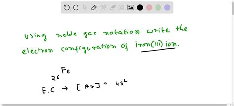 Solved Using Noble Gas Notation Write The Electron Configuration For