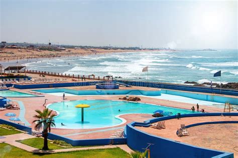 Plage De Casablanca En été Maroc Photo Stock Image Du Regroupement