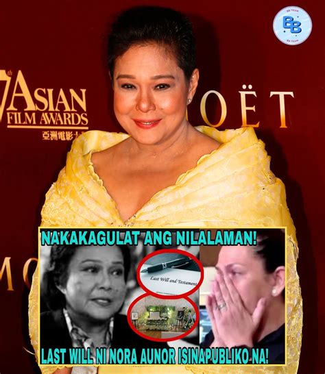 NORA AUNOR’S HEARTBREAKING FINAL WILL EXPOSED! LOTLOT DE LEON