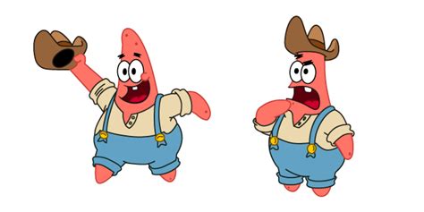 Spongebob Pecos Patrick Star Curseur Custom Cursor