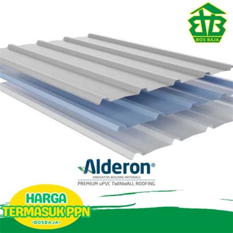 Jual Atap Alderon Rs Upvc Type Trimdeck Putih Shopee Indonesia