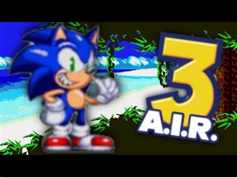 Sonic Air Modgen Modern Sonic With Green Eyes Youtube