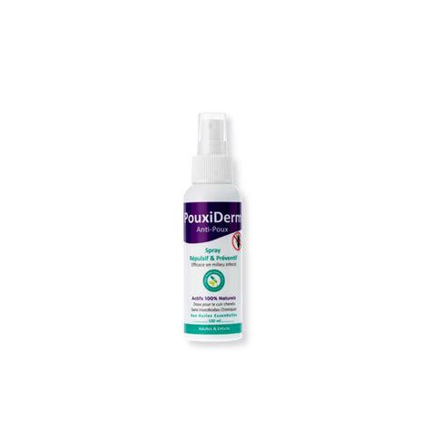 Pouxiderm Spray Repulsif Preventif Anti Poux Ml Paramasmoudi