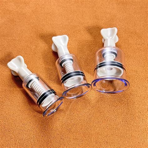 Twist Vacuum Sucking Nipple Sucker 2* Cupping Sucker Breast No Pump