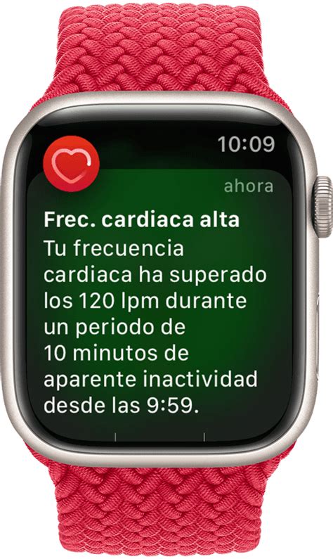 Notificaciones de salud cardiaca en el Apple Watch Soporte técnico de