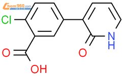 2 chloro 5 2 oxo 1H pyridin 3 yl benzoic acid 1261993 36 5 深圳爱拓化学有限公司