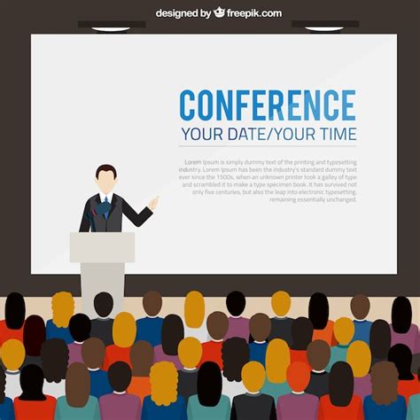 Premium Vector | Conference banner template