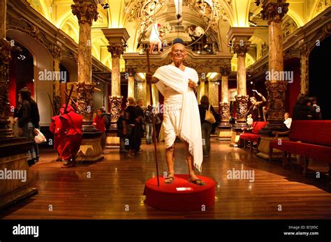 GREVIN MUSEUM PARIS MAHATMA GANDHI FIGURE Stock Photo - Alamy