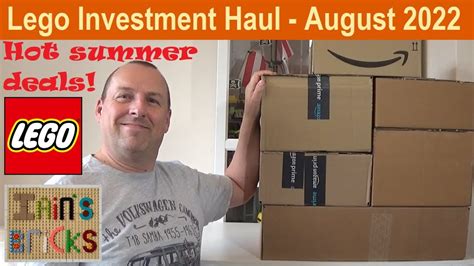 Lego Investment Haul Mid August 2022 Lego Amazon UK Orders