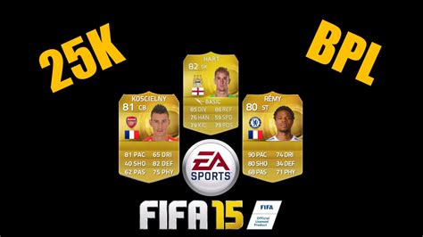 Fifa K Barclays Pl Squad Builder Youtube