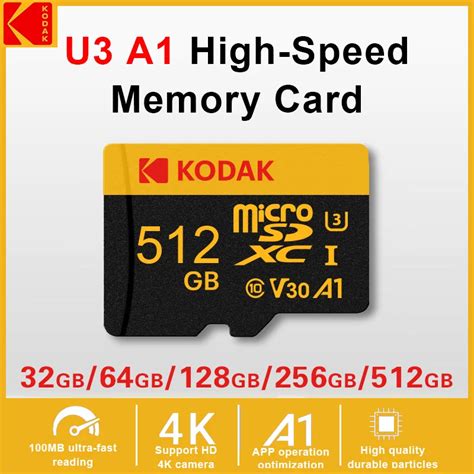 Cartão de memória Kodak Original Ultra Cartão Micro SD MicroSDXC SD