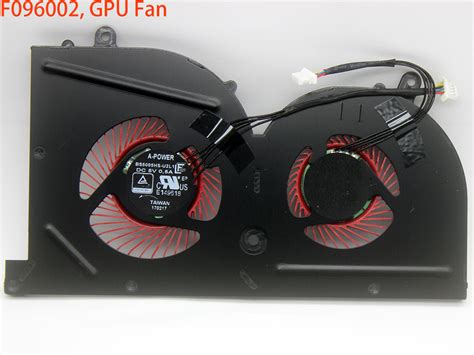 Cpu Gpu Cooling Fan For Msi Ms K Ms K Gs Rd Re Stealth Pro