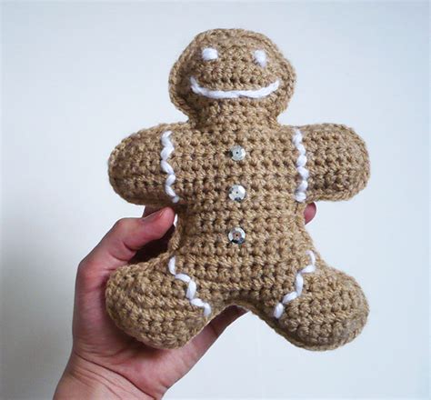 Bonhomme En Pain D Pices Au Crochet Avec Deux Z