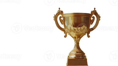 Trophy cup in gold on the transparent background, Format 46389153 PNG