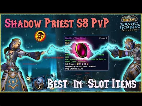 Wotlk Shadow Priest Pvp Arena Season Best In Slot Items Phase