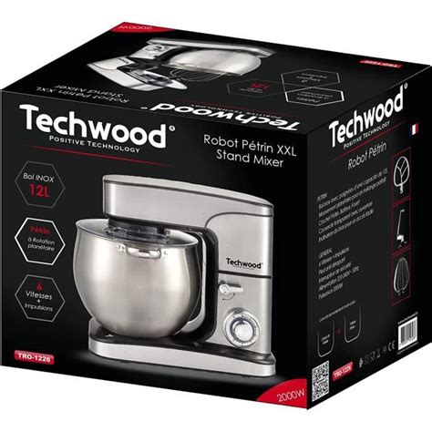 Techwood TRO 1226 Robot Patissier Robot Patissier Multifonctions Avec