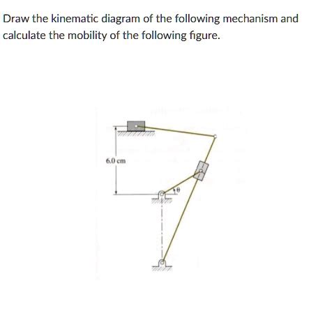 Solved Draw The Kinematic Diagram Of The Following Mechanism And