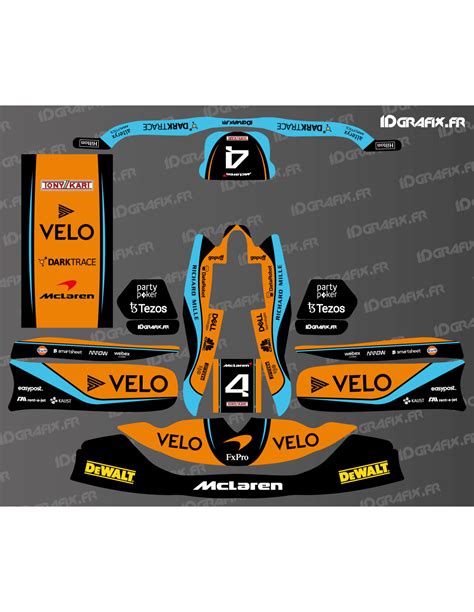 F Series Mc Laren Graphic Kit For Otk M Kart