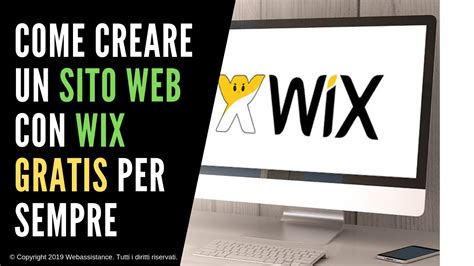 Come Creare Un Sito Web Con Wix Gratis Per Sempre Youtube