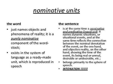 Syntax Of The Phrase Syntagmatic Connections Of Words