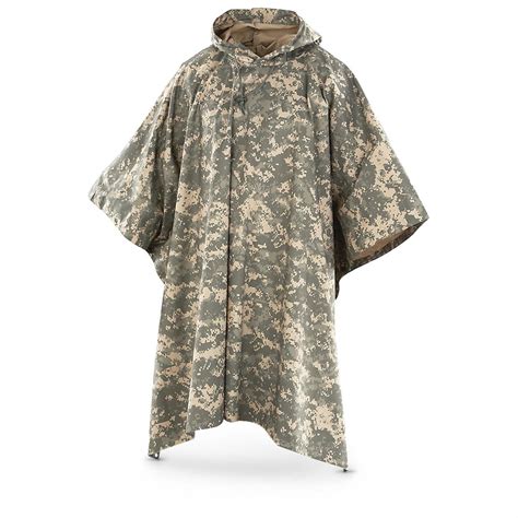 Us Military Surplus Poncho New 608433 Rain Gear And Ponchos At Sportsmans Guide