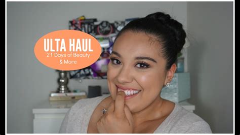 Ulta Haul New Makeup Brand 21 Days Of Ulta And More Youtube