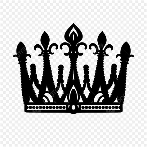 Simple Crown Black And White