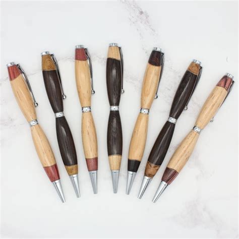 Accent Slimline Style Wood Pen Artisans Online Wood Pens Wood