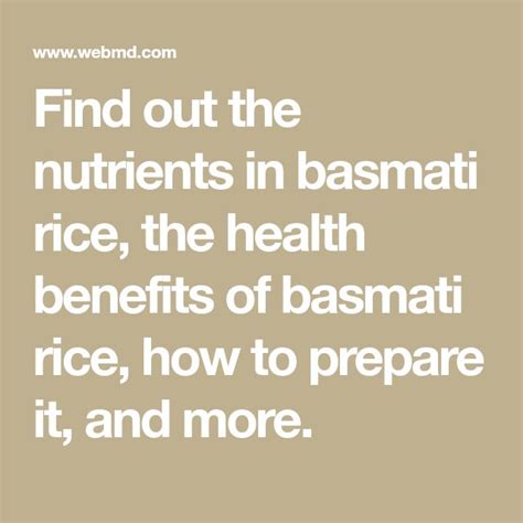 Health Benefits Of Basmati Rice Basmati Rice Health Basmati