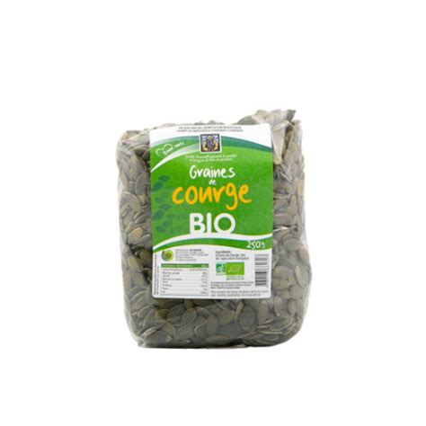 Graine De Courge Bio 250gr ChezVous Re Shopping Et Courses En Ligne