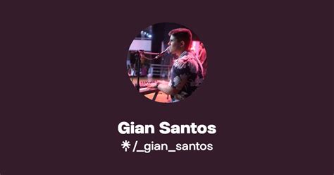 Gian Santos Instagram Linktree